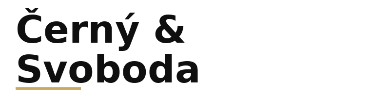Černý & Svoboda logo